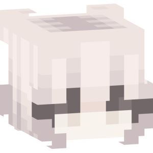 Белоснежная школьница в галстуке - Голова