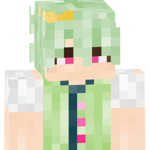 Мятный принц с розовыми глазами - Спереди