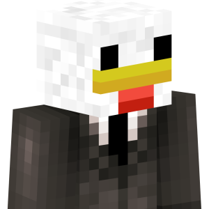 Деловой цыпленок в костюме - Сбоку