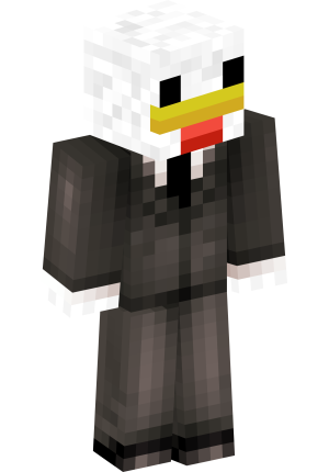 Деловой цыпленок в костюме