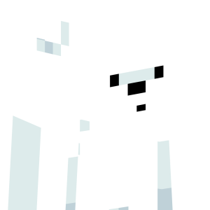 Снежный полярный зверь - Сбоку