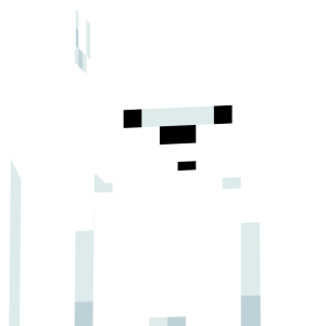 Снежный полярный зверь - Спереди