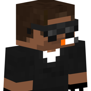 Стильный агент в черном - Сбоку