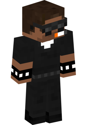 Стильный агент в черном