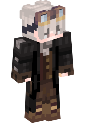 Пепельный механик в очках