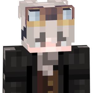 Пепельный механик в очках - Спереди