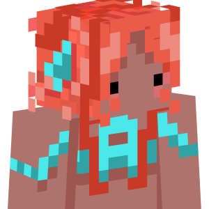 Ярковолосая мечтательница - Сбоку