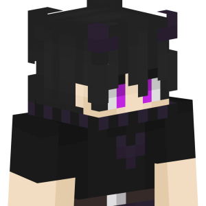 Фиолетовоглазый демонёнок - Сбоку