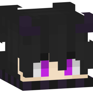 Фиолетовоглазый демонёнок - Голова