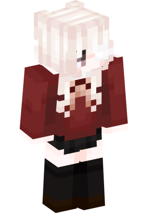 Белоснежная аниме-дева