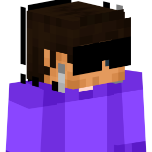 Стильный фанат в фиолетовом - Сбоку