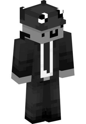 Чёрный котёнок в костюме