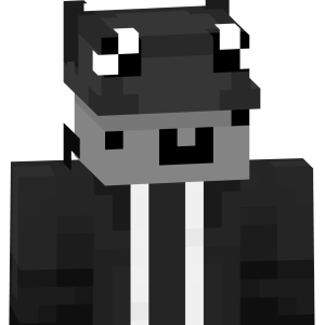 Чёрный котёнок в костюме - Спереди