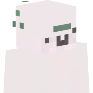 Милый белоснежный аксолотль - Сбоку