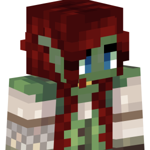 Лесная дева с рыжими локонами - Сбоку