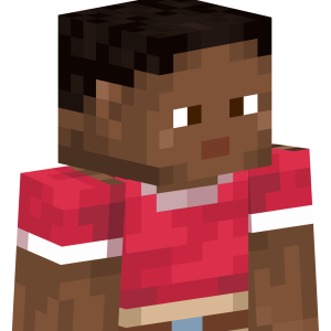 Юный спортсмен в красном - Сбоку