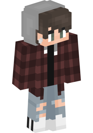 Уютный парень в клетчатой рубашке