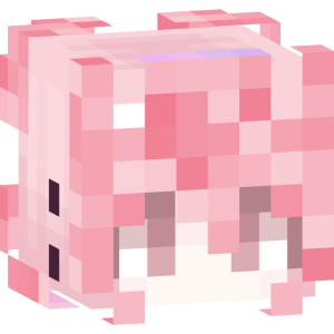 Розоволосая аниме-мечта - Голова