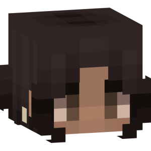 Милая шатенка в розовом - Голова