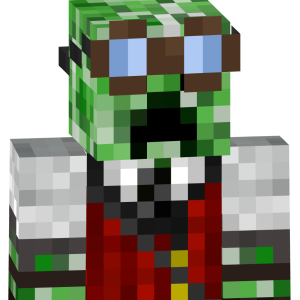 Стимпанк-крипер-исследователь - Спереди