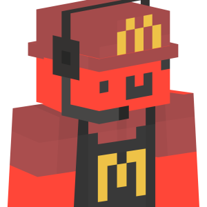 Сотрудник фастфуда - Сбоку