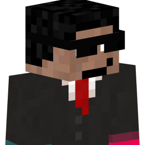 Стильный агент в очках - Сбоку