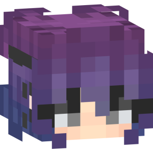 Фиолетовая аниме-мечтательница - Голова