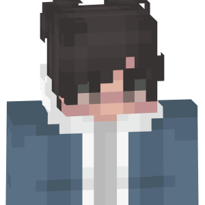 Уютный мечтатель в синем - Спереди