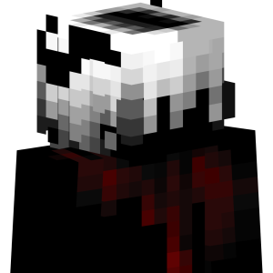 Мрачный силуэт в красном шарфе - Сбоку