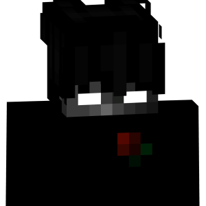 Мрачный романтик с розой - Спереди