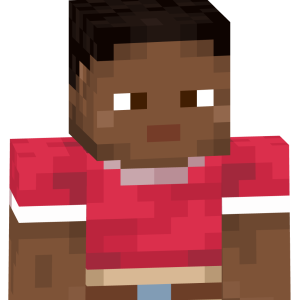 Парень в красной футболке - Спереди