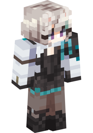 Пепельноволосый аниме-дух