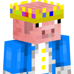 Королевский розовый свин - Сбоку