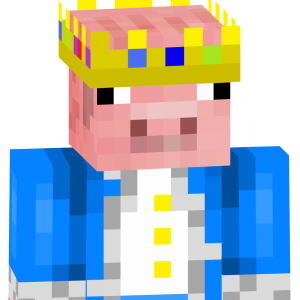 Королевский розовый свин - Спереди