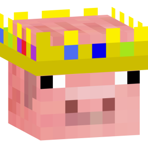 Королевский розовый свин - Голова