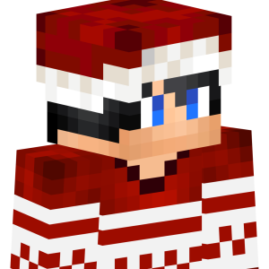 Праздничный новогодний парень - Сбоку