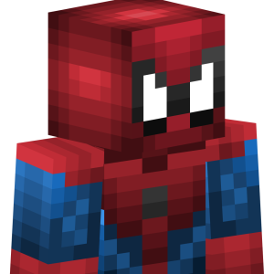 Красно-синий паучий мститель - Сбоку