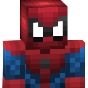 Красно-синий паучий мститель - Спереди