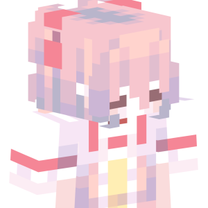 Нежно-розовый аниме-образ - Сбоку