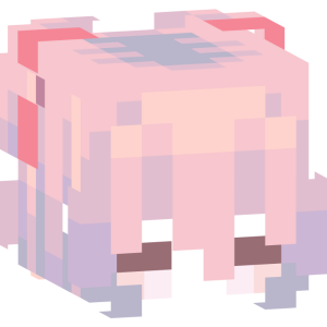 Нежно-розовый аниме-образ - Голова