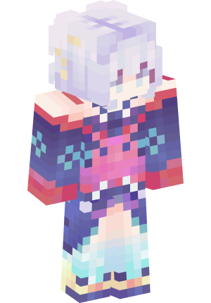 Лавандовая аниме-принцесса